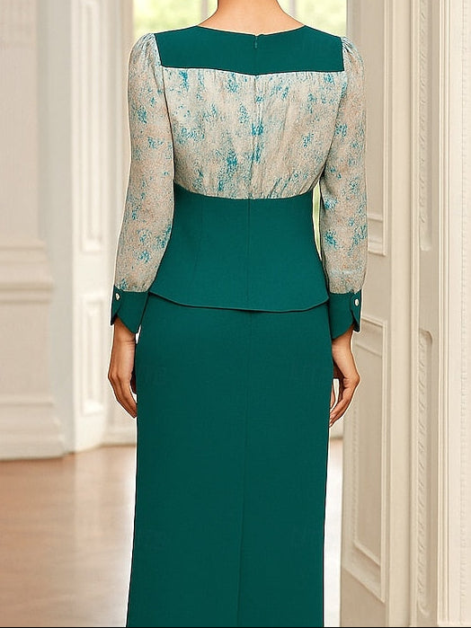 Piece Bride of the Two Sets Formal Dress Elegant Mother