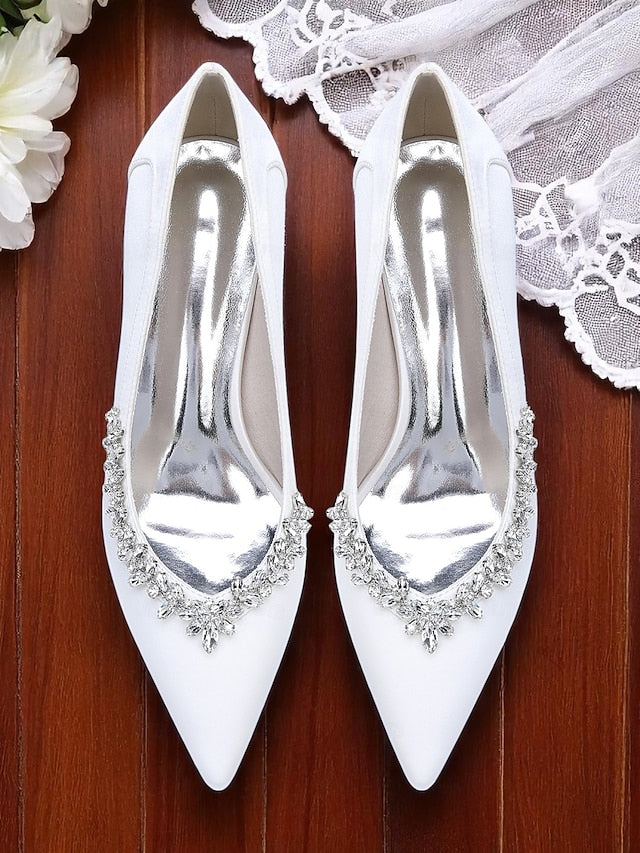 Pumps Block Pink Heel Wedding Women's Satin