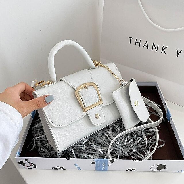 Daily Handbag Leather Women's PU Crossbody Bag Durable