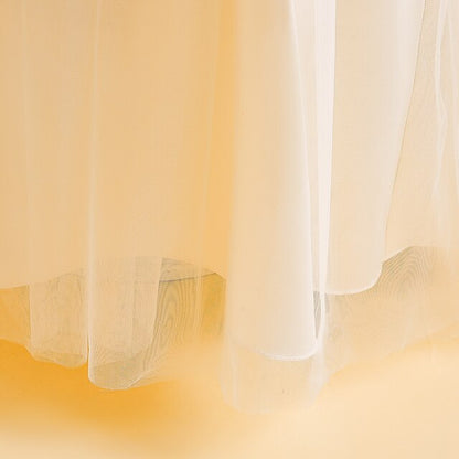 Party Kids Color Formal Girls' Solid Dress Sleeveless