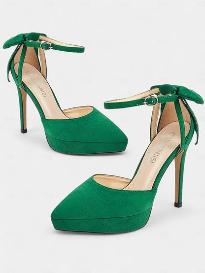 Elegant with Heels Platform Ankle Strap Women's Stiletto