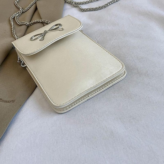 Leather Women's Phone Bag Daily PU Mobile Crossbody