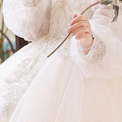 Princess Flower Dress Girl Kid's Girls'