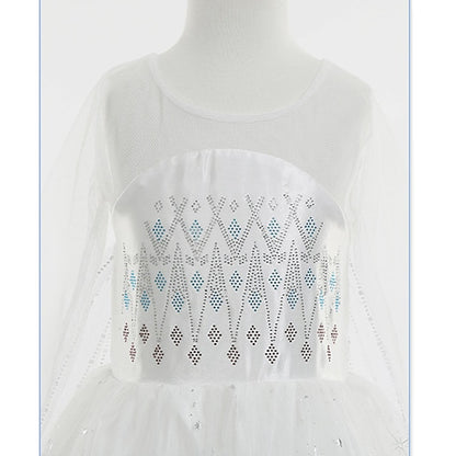 Dress Fairytale Flower Frozen Princess Girl Vacation Elsa