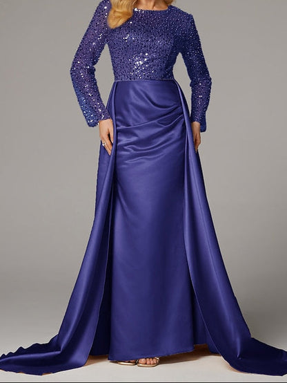 Mermaid Evening Dress Floor Carnival Elegant Masquerade Gown