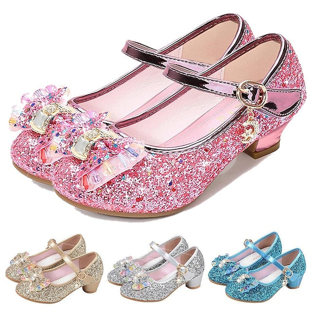 Shoes Jane Princess Glitter Mary Party Sparkling Girls' –