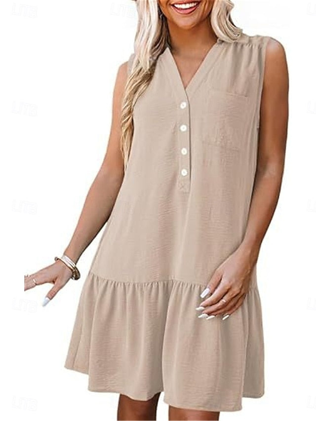Women's Mini Dress Casual Dress Tank Dress Basic Casual