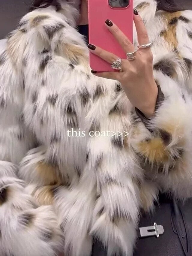 Comfortable Faux Warm Coat Fur Furs Women's Leathers