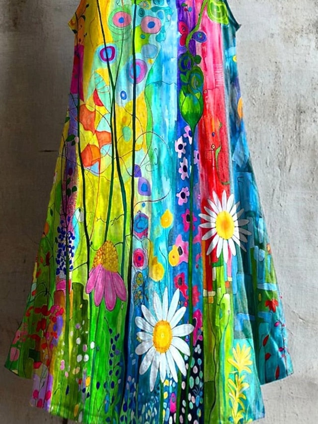 Women's Mini Dress Sundress Vacation Party Casual Outdoor