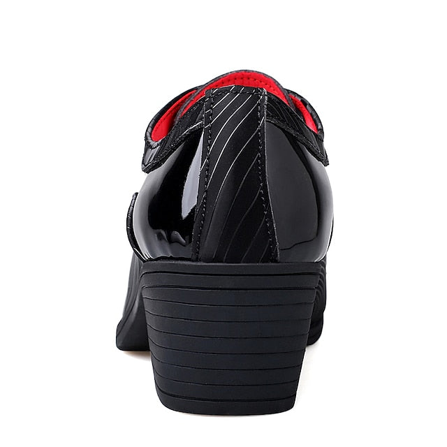 Men's Leather Formal Lace-Up Patent – Shoes Stylish