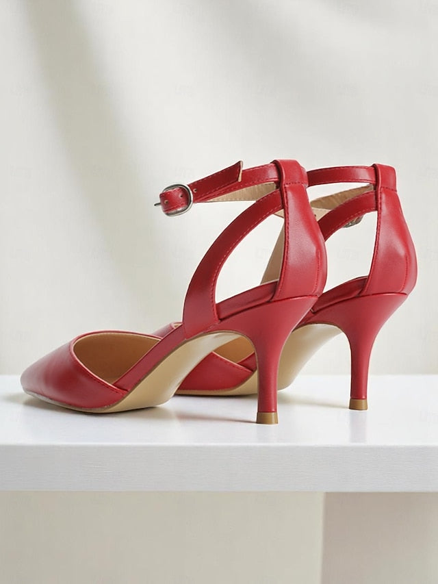 Ankle Glitter Heels Gold Strap Women's