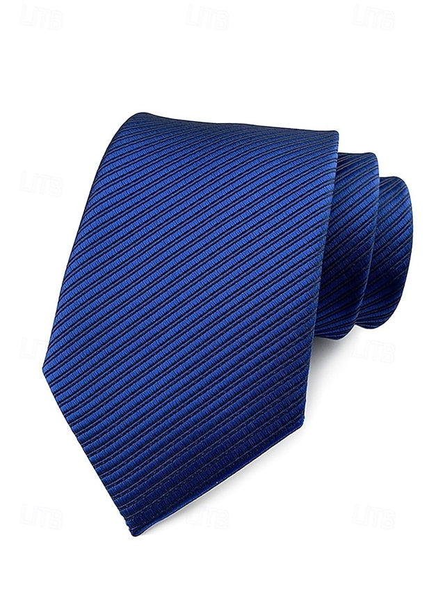 satin Men's tie striped
