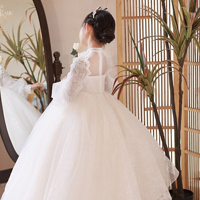 Princess Flower Dress Girl Kid's Girls'