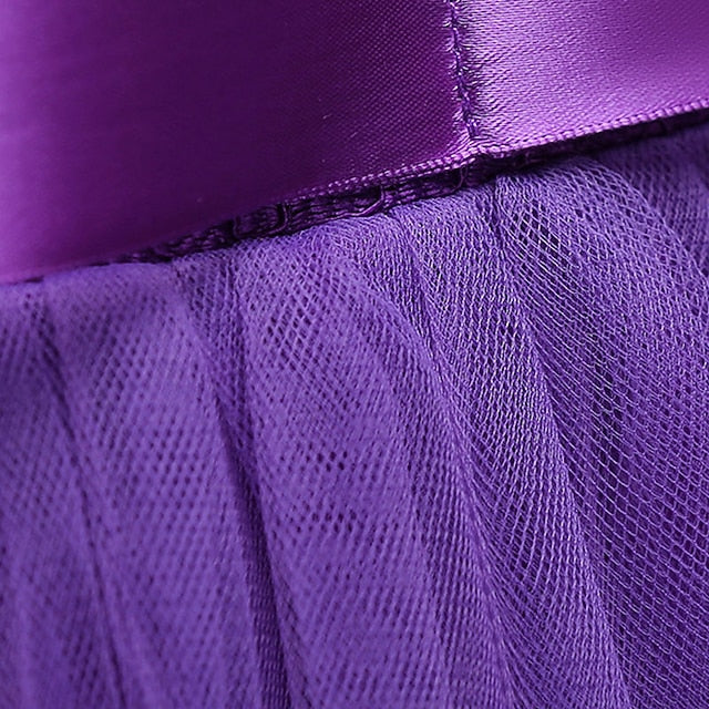 Dress Girls' Gown Girl Flower Party Evening