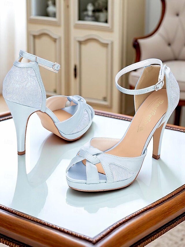 Women's Peep Pink Sandals Satin Elegant High with Heel Toe