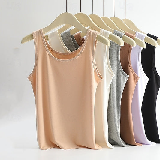 Women's Blouse Camisole Tank Top Plain Vintage Stylish