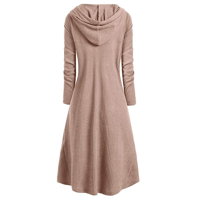 Women's Pullover Solid Color Casual Long Sleeve Regular Fit