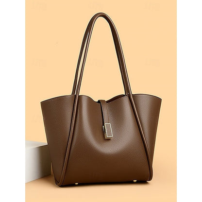 Green Faux Tote Women's Bag Leather