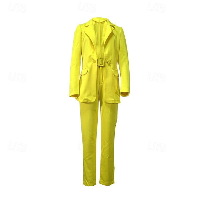 Women's Blazer Blazer Suits Dress Pants Tapered pants Pants