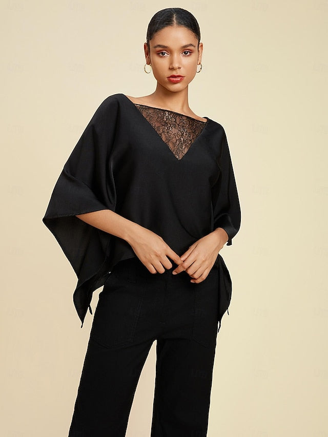 Women's Summer Tops Solid / Plain Color Casual Daily