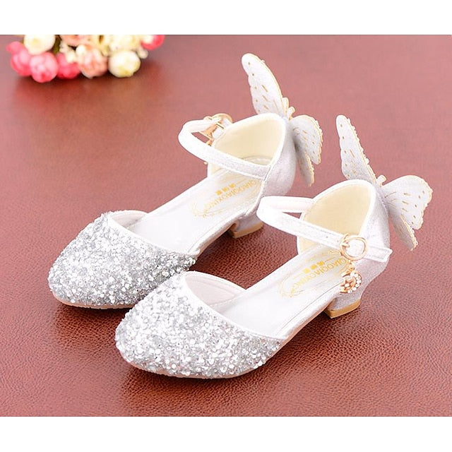 – Ballet Butterfly-Embellished Sparkling Girls' Flats
