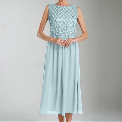 of Mother the Bride Simple A-Line Wedding Guest Dress