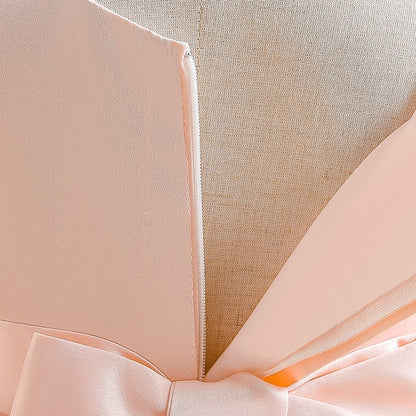 Party Kids Color Formal Girls' Solid Dress Sleeveless