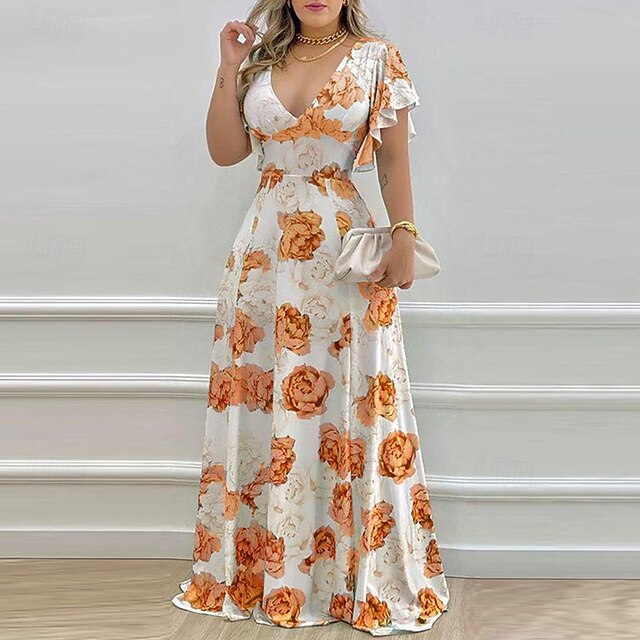 Women's Long Dress Maxi Dress Cocktail Dress Floral Dress