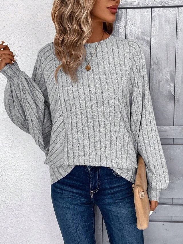 Top Women's Color Fashion Tee Solid Classic T Stylish Shirt