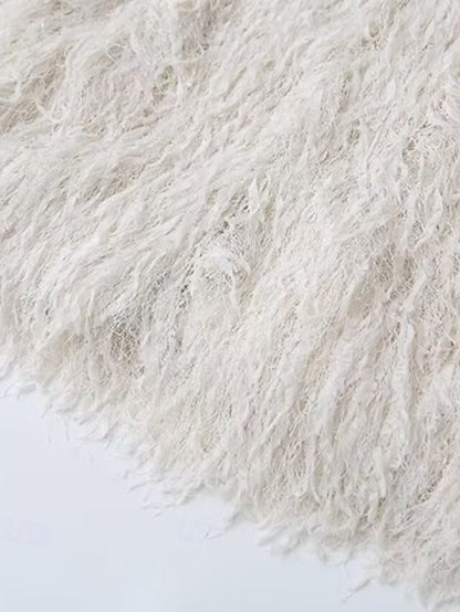 Coat Women's Comfortable Leathers Furs Fur Faux