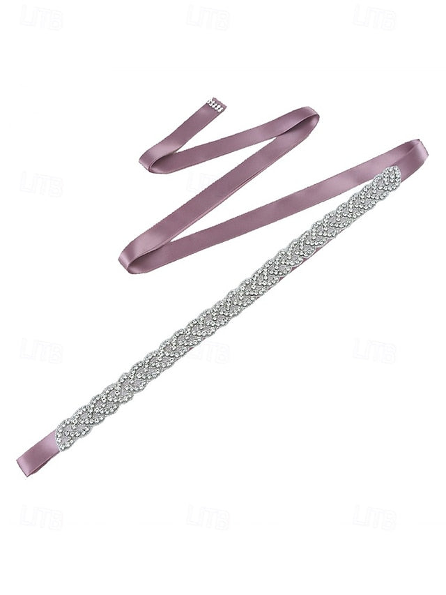 Bridal Waistband Wedding Rhinestone Elegant Crystal