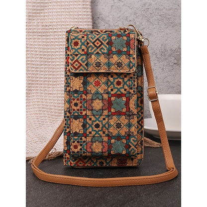 Women’s Boho Vintage Bag with Adjustable Crossbody Phone