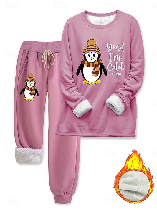 Women's Two Piece Sets Tracksuit Pants Sets Long Sleeve