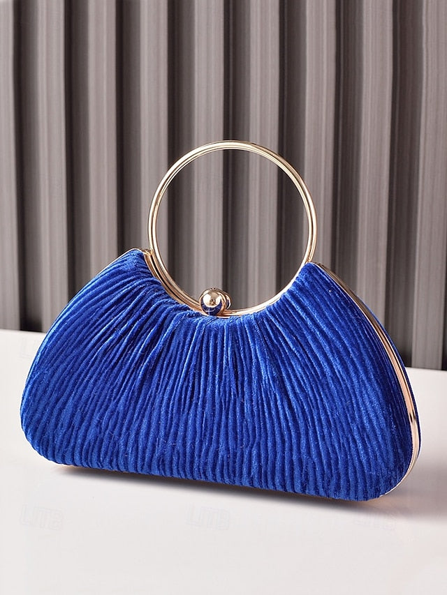 Party Elegant Christmas – Women's Handbag Velvet Red