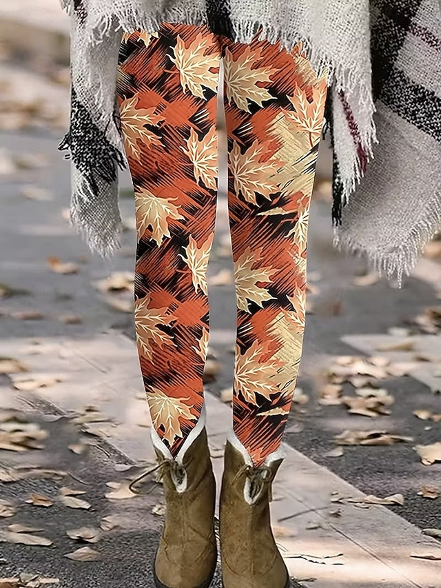 Women's Leggings Vacation Vintage Fashion Full Length High