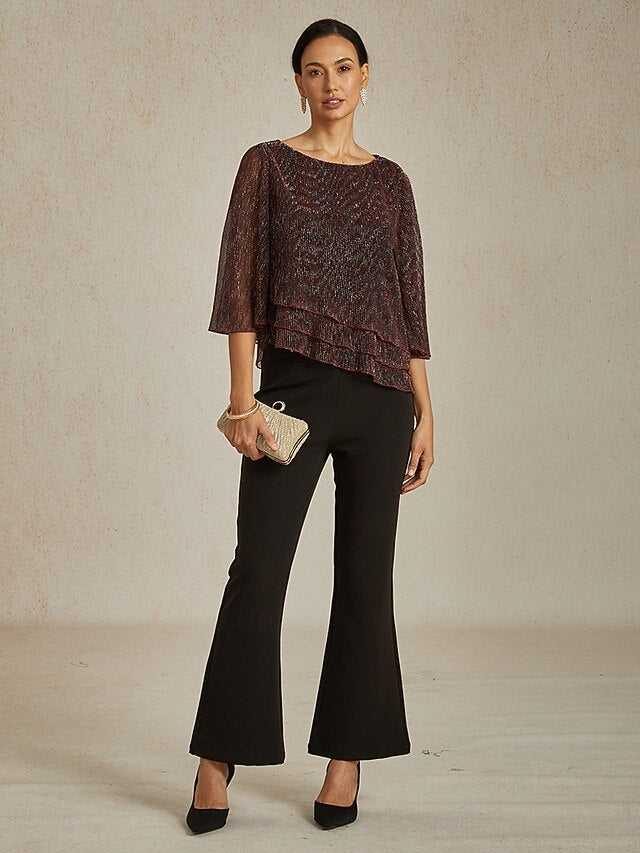 Women's Blouse Dressy Tops Flowy Tops Chiffon Tops Sequins