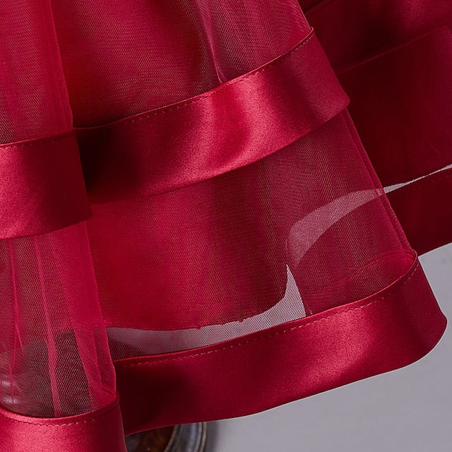 Sequin Party Girls' Dress Sleeveless Festival Kids Wedding