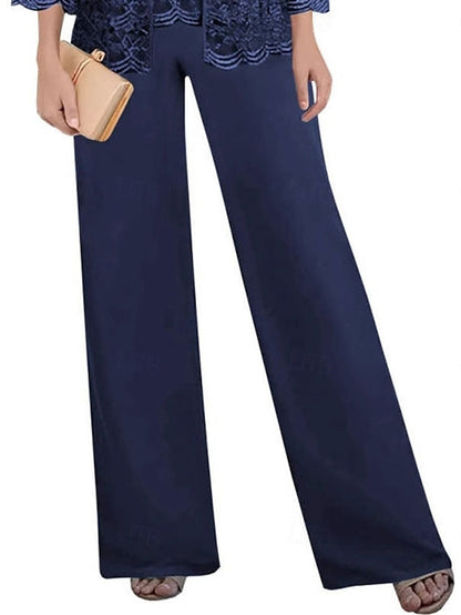 Pantsuit Mother Elegant Bride Square Guest Dress Wedding of the