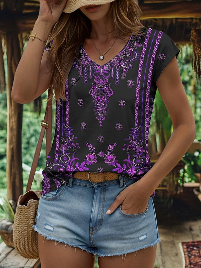 Women's Boho Camisole Tank Top Graphic Geometric Vintage
