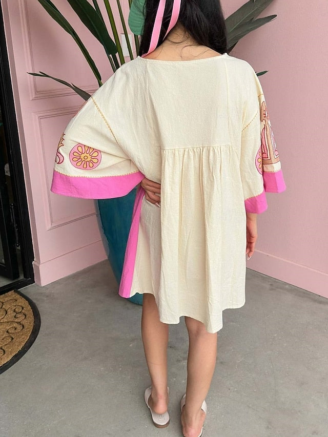 Women's Mini Dress Petite Dress Casual Dress Boho Dress