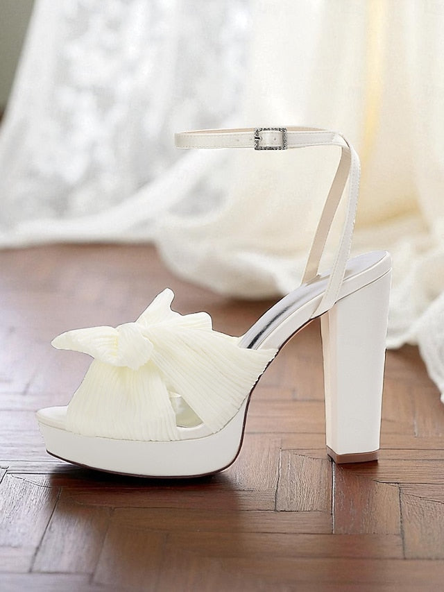with Platform High Heel White Women's Strap Sandals Ankle