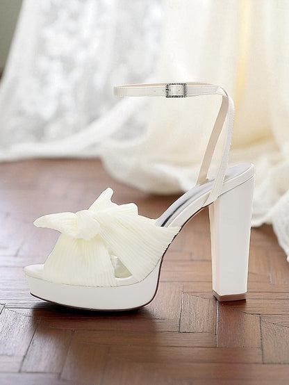 with Platform High Heel White Women's Strap Sandals Ankle