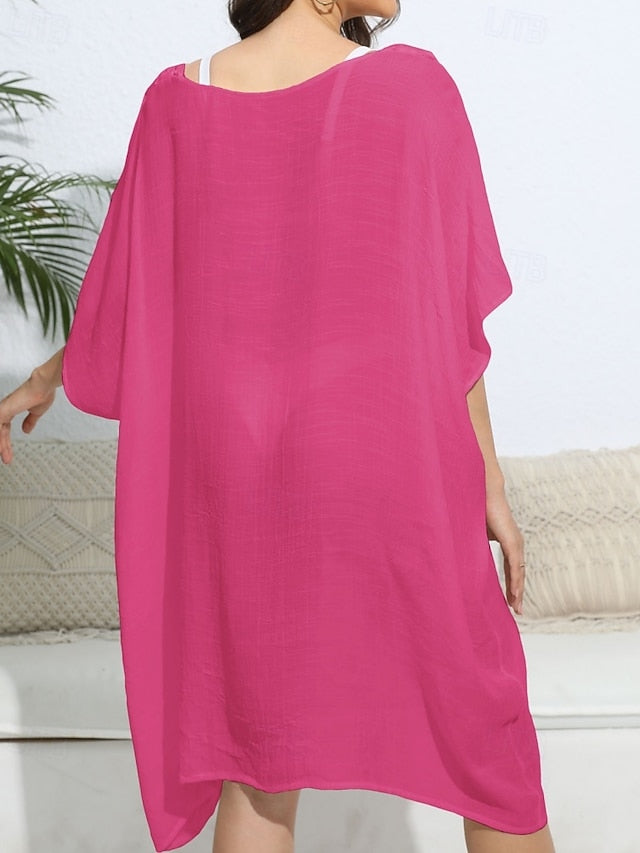Women's Swimwear Cover Up Swim Dress Rash Guard Swimsuit