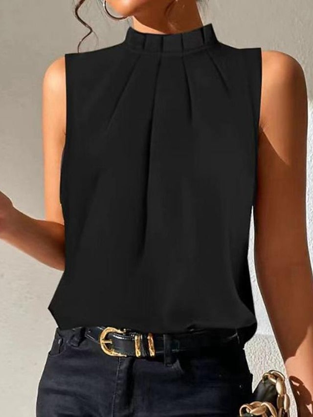 Women's Camisole Tank Top Basic Sleeveless Regular Tops