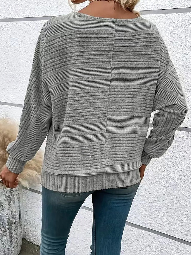 Women's Blouse Zipper Plain Elegant Vintage Stylish Long
