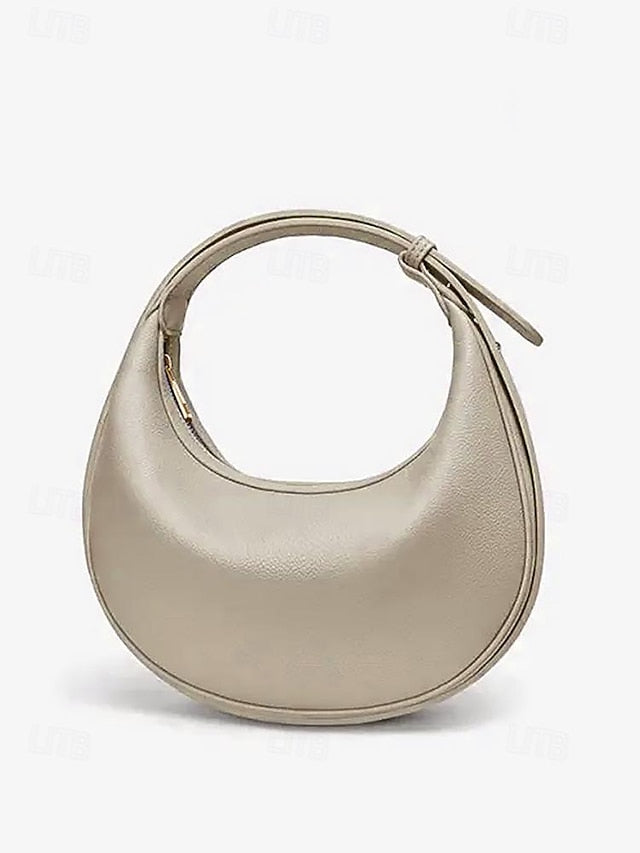 Women's White - Bag Elegant Shoulder Crescent Stylish