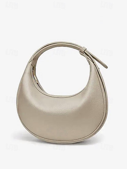 Women's White - Bag Elegant Shoulder Crescent Stylish