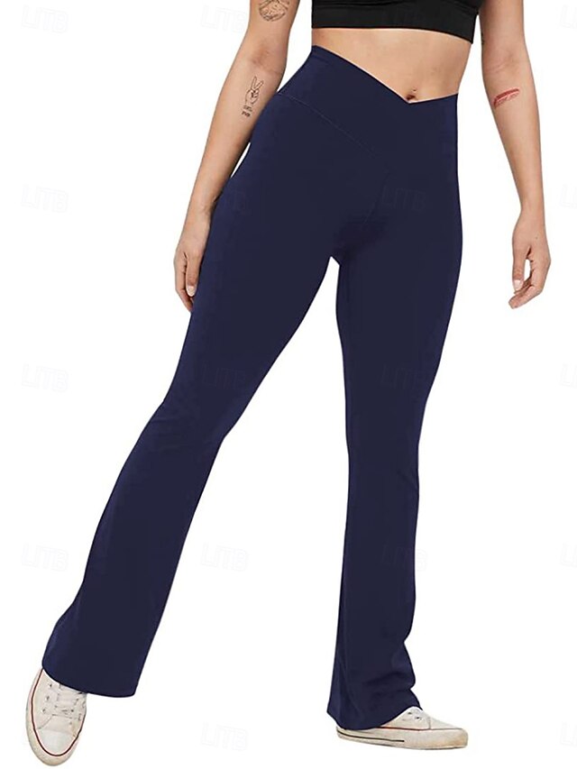 Women's Trousers Flare Leggings Fashion Streetwear Basic
