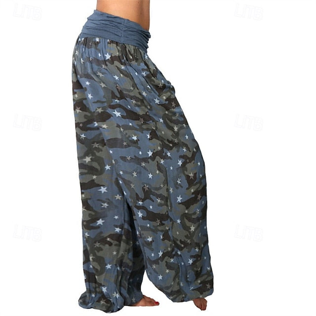 Women's Pants Trousers Palazzo Pants Fashion Boho Full