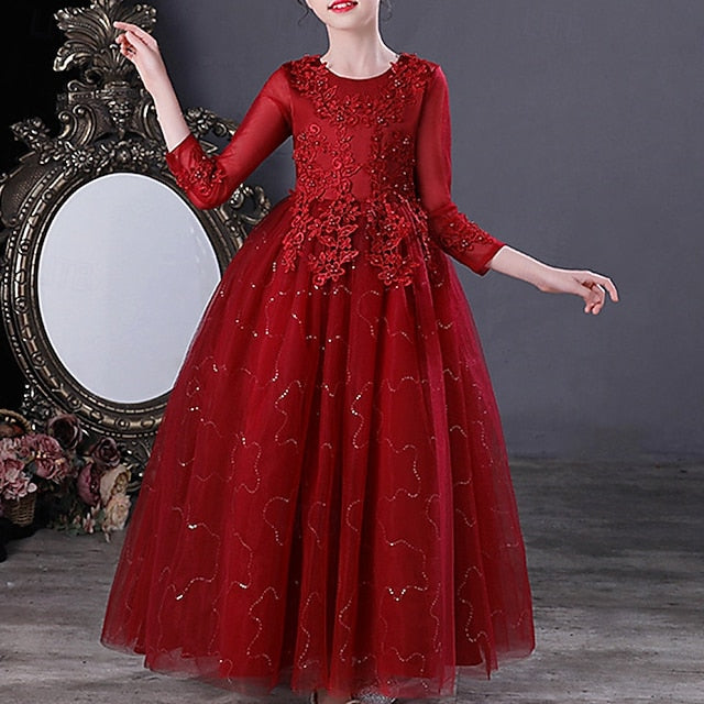 Girls' Dress Flower Girl Princess Kid's